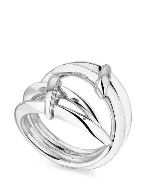 Shaun Leane Sabre Deco Twist ring Silver SA072SSNARZJ