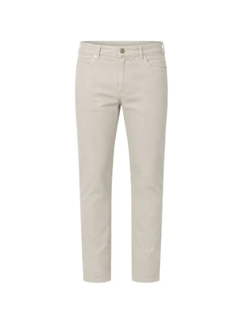 Siviglia slim-fit gabardine trousers Neutrals SVM02004C027918PX