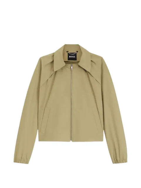 BOSS Cabasy zip-up jacket Neutrals 50562884