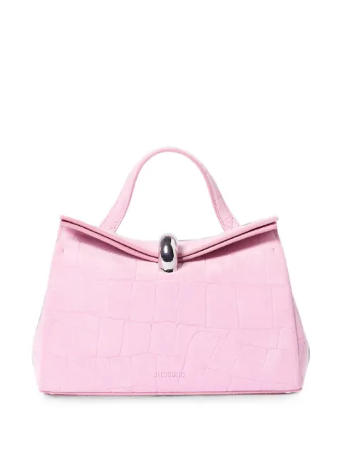 Jacquemus The small Valérie folded bag Pink BAW00440AC07A09