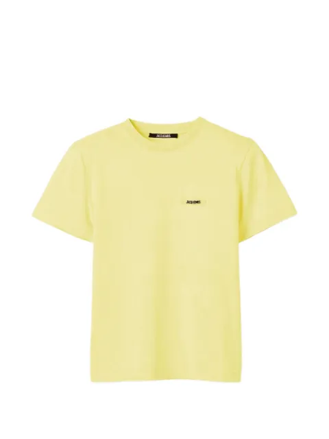 Jacquemus The Gros Grain short-sleeve T-shirt Yellow TSW00550AJ00029