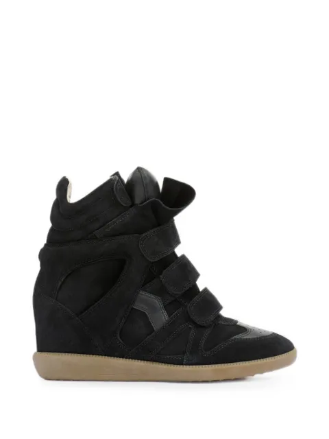 ISABEL MARANT Bekett wedge sneakers Black 23PBK0010FAA1E19S