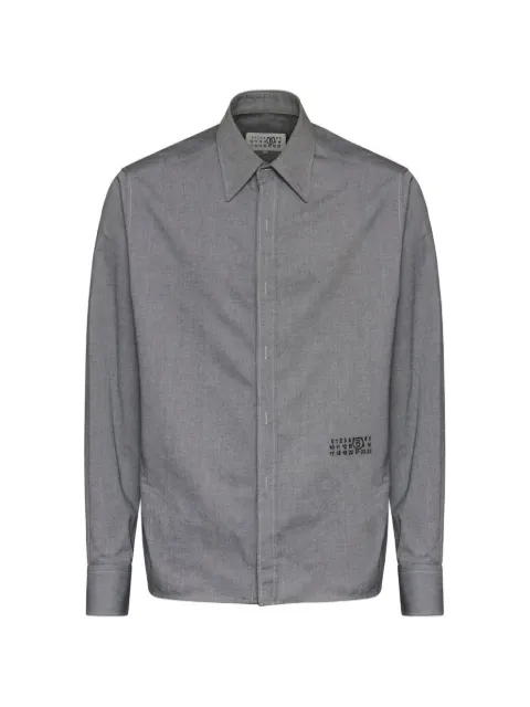 MM6 Maison Margiela zip-up cotton jacket Grey SH0DT0049M36015