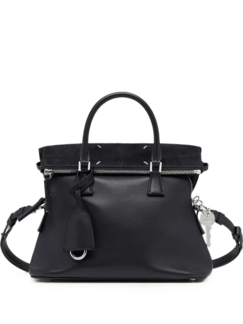 Maison Margiela mini 5AC leather tote bag Black SB1WG0084P8991