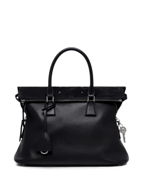 Maison Margiela 5AC Soft calf leather shoulder bag Black SB1WG0085P8991