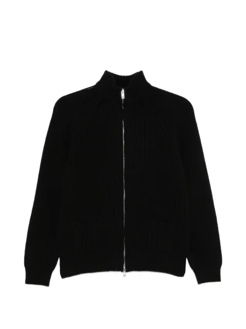 base zip-fastening cardigan Black B8505602250