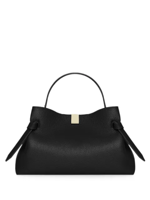Yuzefi Gyoza pebble-grain leather tote bag Black GYOZAPEBBLEGRAINLEATHERBLACK