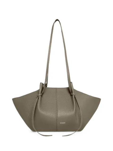Yuzefi Mochi pebble-grain shoulder bag Grey MOCHIPEBBLEGRAINLEATHERTAUPE