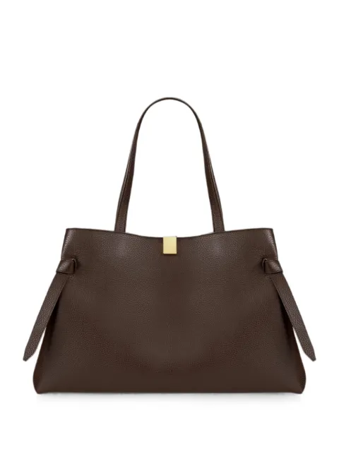 Yuzefi Gyoza pebble-grain leather tote bag Brown GYOZATOTEPEBBLEGRAINLEATHERESPRESSO