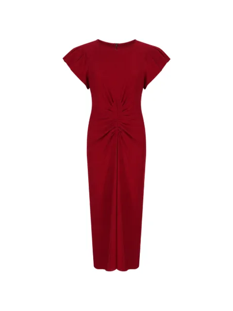 ISABEL MARANT draped midi dress Red RO0373FED3J03I