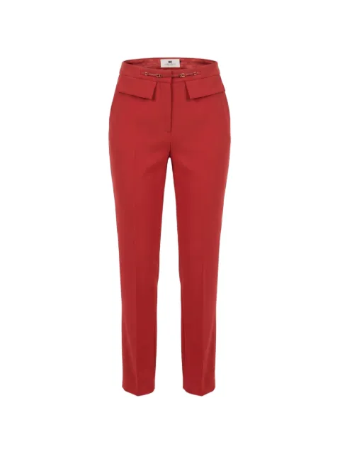 Elisabetta Franchi high-waisted tailored trousers Red PA19566E2