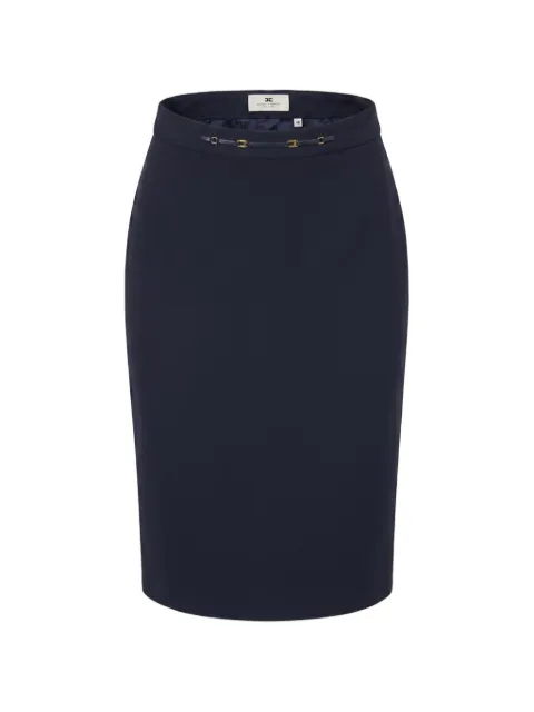 Elisabetta Franchi high-waist midi pencil skirt Blue GO22366E2