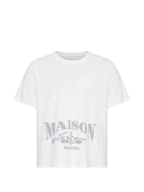 MM6 Maison Margiela logo-print T-shirt White SH0GC0075M20050