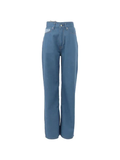 Kota Gushiken Lazy Kni-Denim jeans Blue KGSS26K12