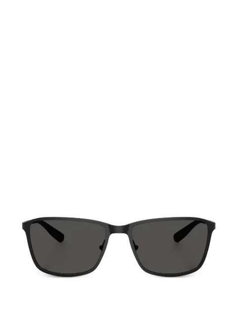 Brooks Brothers rectangular metal sunglasses Black BB4073100987