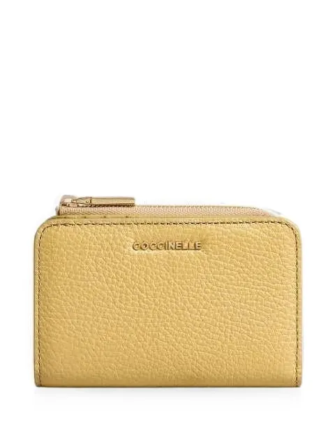 Coccinelle small Metallic wallet Yellow E2MW511D101