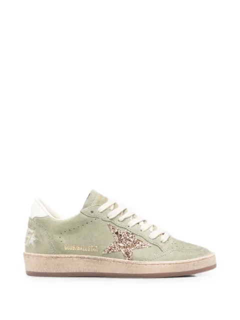Golden Goose Ball Star suede sneakers Green GWF00117F008718