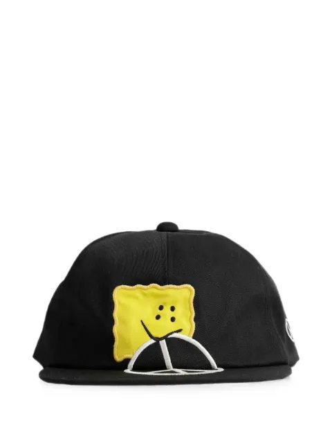 KAPITAL Peckish Peace chino baseball cap Black K2606XH553