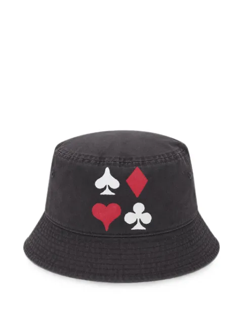 Melt graphic-print bucket hat Black MSBUC5399