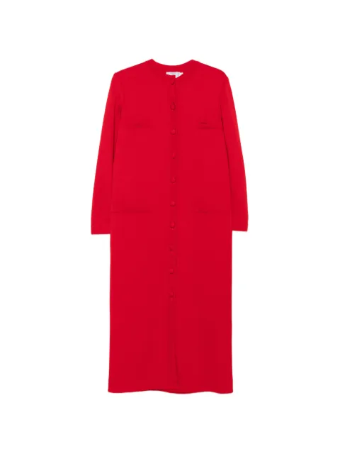Valentino Garavani Pre-Owned 1990s button-up skirt and coat set Red VA480CBI