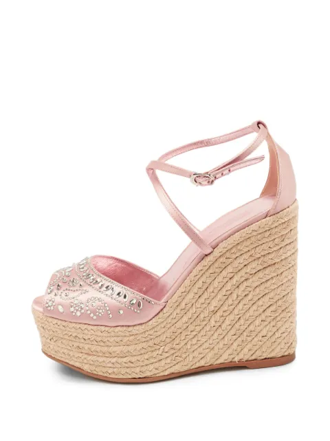 Le Silla crystal-embellished espadrilles Pink 1376506
