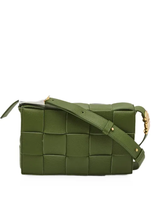 Bottega Veneta Pre-Owned medium Cassette Intrecciato shoulder bag Green 1281278