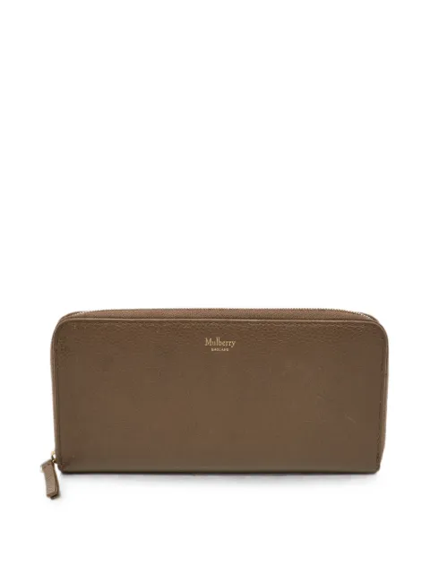 Mulberry Pre-Owned Continental zip-around wallet Brown 1379170
