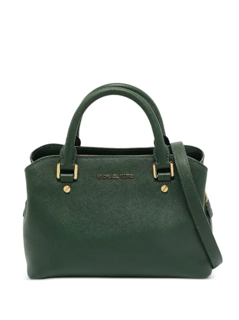 Michael Kors Vintage Savannah Saffiano tote bag Green 1379265