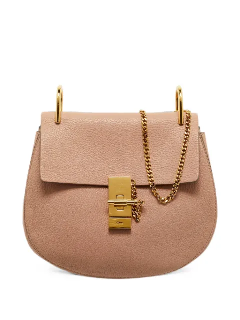 Chloé Pre-Owned medium Drew leather shoulder bag Pink 1376823