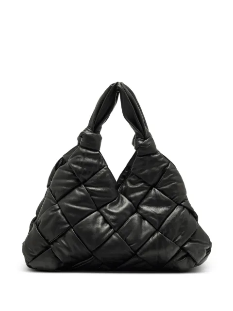 Bottega Veneta Pre-Owned Padded Lock shoulder bag Black 1257518