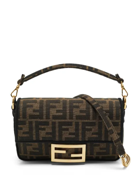 Fendi Pre-Owned 2019 Zucca Baguette mini bag Brown 1381028