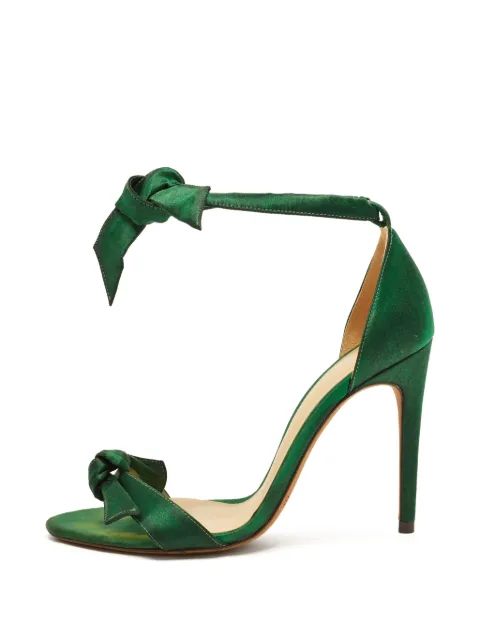 Alexandre Birman Clarita bow-detail sandals Green 1380749