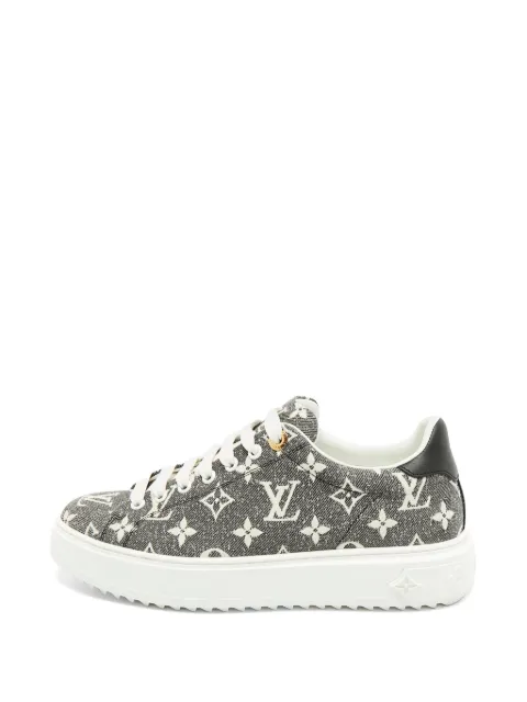 Louis Vuitton Pre-Owned Time Out Monogram sneakers Grey 1377725