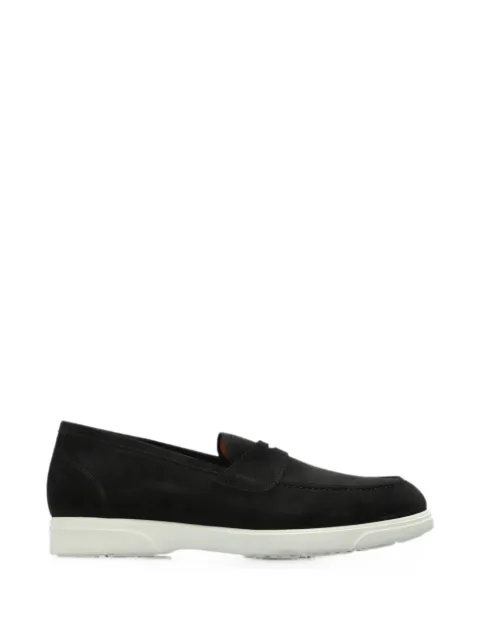 Kiton suede loafers Black USSA492N01490010