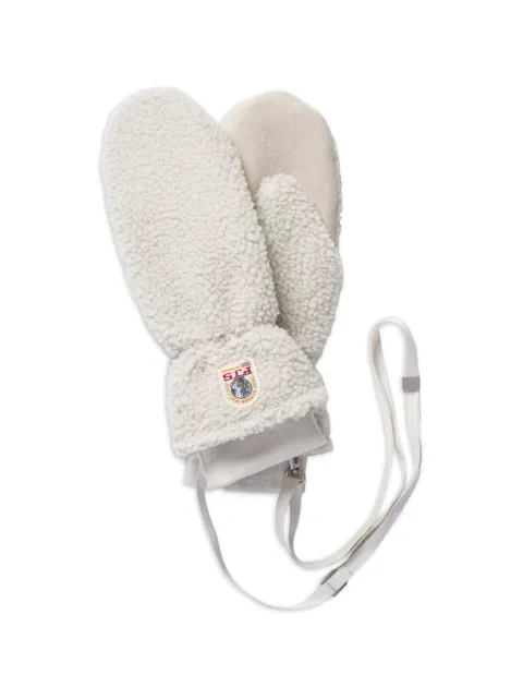 Parajumpers Ilova fleece mittens White 26WPAGLGL40