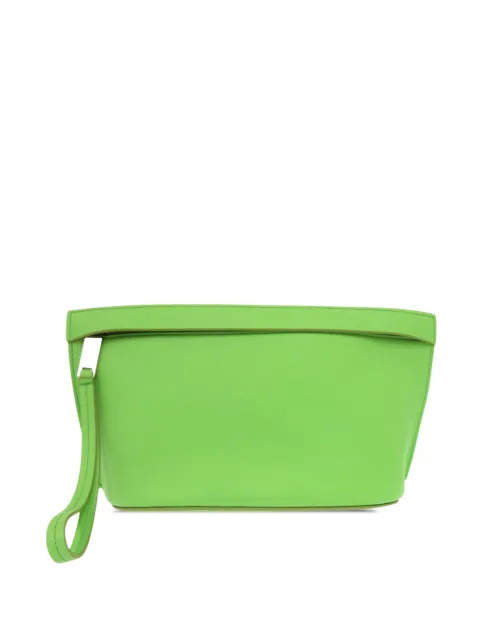 Ferragamo Pre-Owned 2010-2026 Leather Wristlet clutch bag Green 5KNE6J0R06WZNQZP
