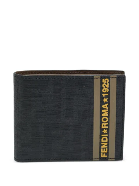 Fendi Pre-Owned 2013 Zucca bifold wallet Black 1276084