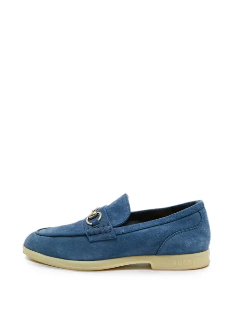 Gucci Pre-Owned Horsebit Konrad loafers Blue 1379708