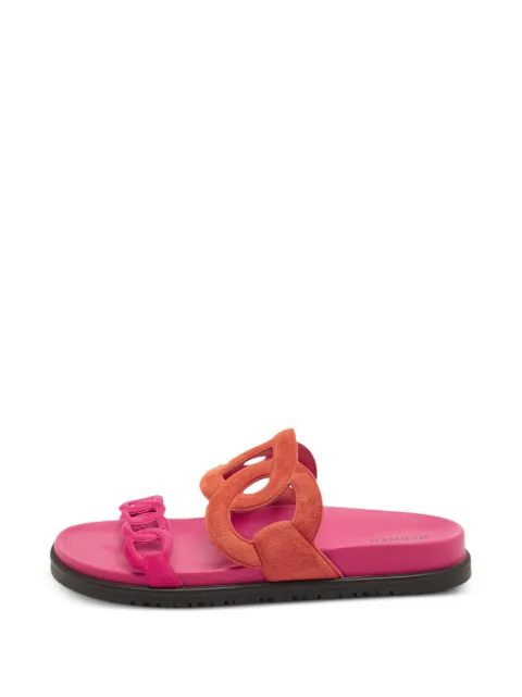 Hermès Pre-Owned Chaine d'Ancre strap sandals Pink 1378661