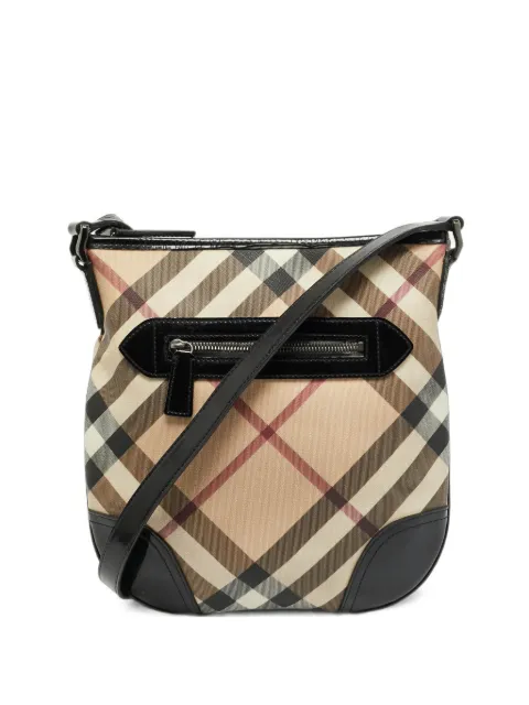 Burberry Pre-Owned Dryden Supernova check shoulder bag Neutrals 1379084