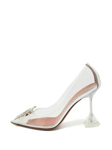 Amina Muaddi Begum crystal-embellished pumps White 1377756