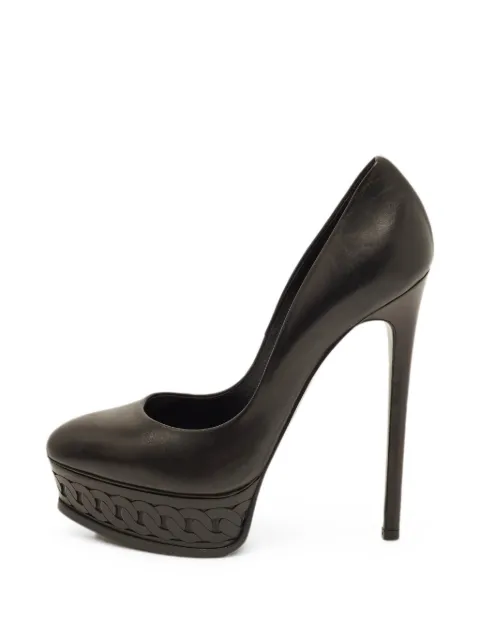 Casadei Daisy platform pumps Black 1376144