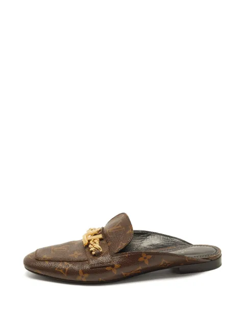 Louis Vuitton Pre-Owned Upper Case mules Brown 1379181