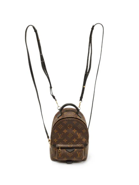 Louis Vuitton Pre-Owned 2020 mini Palm Springs Monogram backpack Brown 1379991