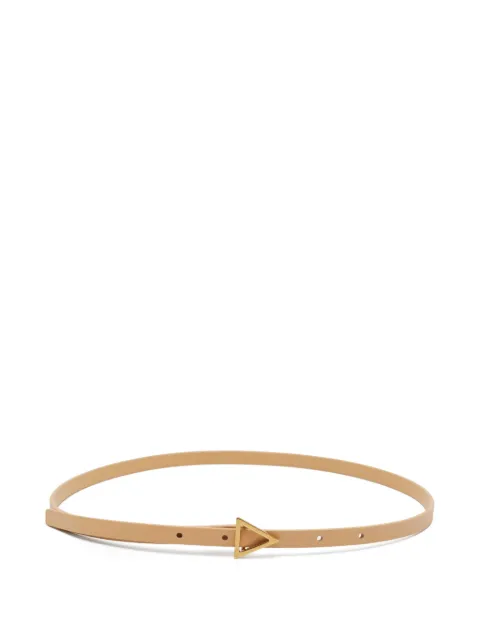 Bottega Veneta Pre-Owned triangle buckle belt Neutrals 1377907
