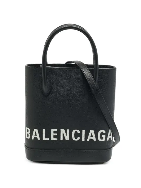 Balenciaga Pre-Owned XXS Ville logo-print tote bag Black 1377334