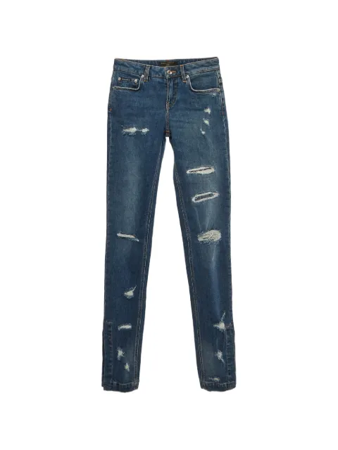 Dolce & Gabbana Pre-Owned distressed slim-fit jeans Blue 1377245