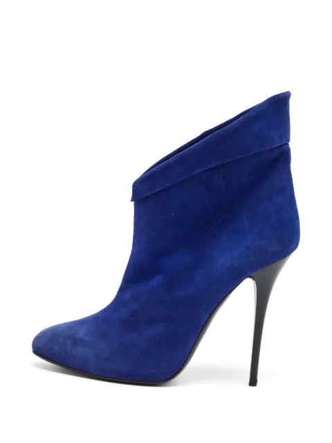 Giuseppe Zanotti Vintage suede ankle boots Blue 1376997