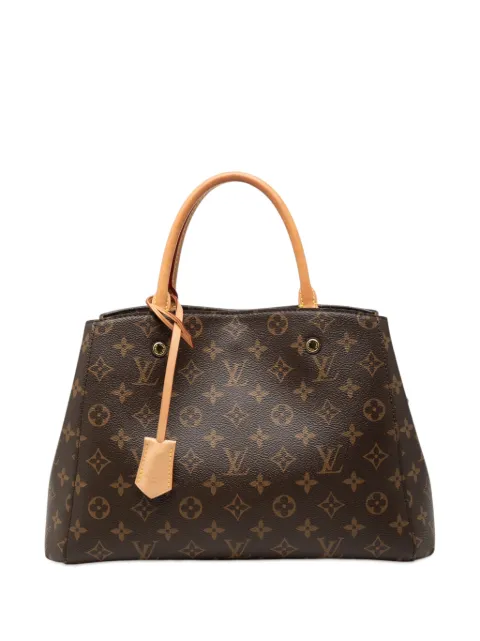 Louis Vuitton Pre-Owned 2020 Monogram Montaigne MM satchel Brown UKY14VJ69U0H6FY6