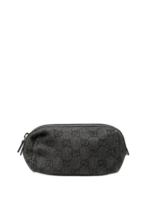 Gucci Pre-Owned 2000-2015 GG Denim Cosmetic pouch Grey TRWWPYFE8573YMT1